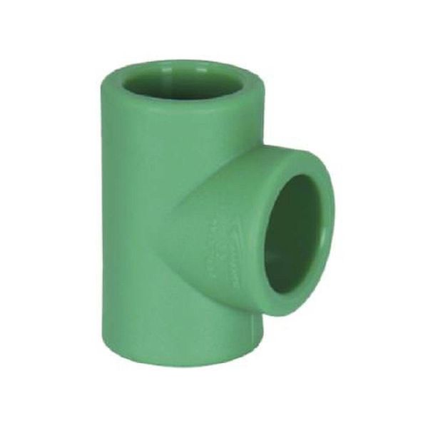 Tee De Polipropileno 25mm Para água Quente E Fria - Resistente A Substâncias Químicas - Amanco
