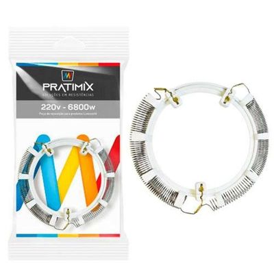 Resistência Lorenzetti Bella 6800W Compatível Com Bella Chuveiro Ducha 4t 220V