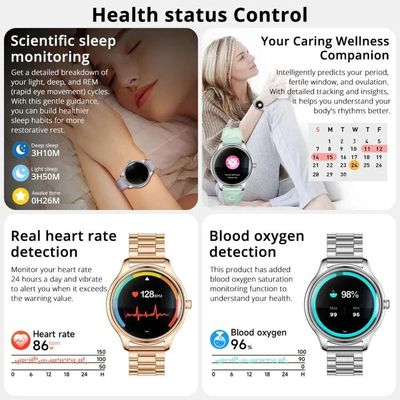 Relógio Smartwatch Corpo De 7,9 Mm, Tela Amoled De 1,32 Polegada Prateado