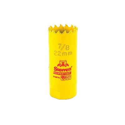 Serra Copo Aço Fast Cut 22mm X 7-8'' - Profissional Para Cortes Rápidos - Starrett