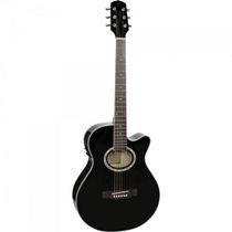 Violão Giannini Gsf1d Mini Jumbo Aço Preto [f002]