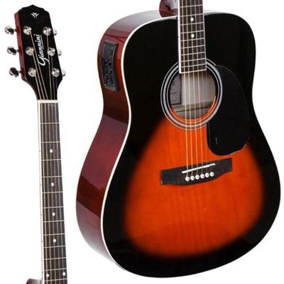 Violão Giannini Gd1 Eq Eletroacústico Dreadnought 3 Tone Sunburst [f002]