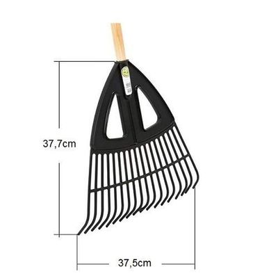 Vassoura Plástica Para Jardim 18 Dentes Com Cabo 120cm - Tramontina
