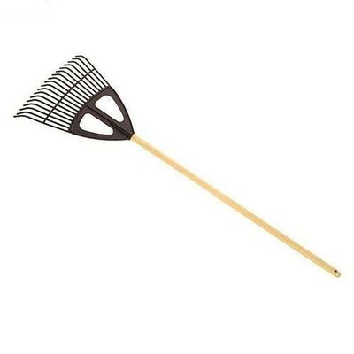 Vassoura Plástica Para Jardim 18 Dentes Com Cabo 120cm - Tramontina