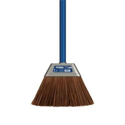 Vassoura Piaçava Multiuso Uso Externo Com Cabo - 27 X 19 X 5cm
