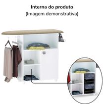 Tabua De Passar Roupa Mariana Com Balcao Branco Reajl Moveis Branco