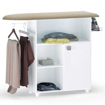 Tabua De Passar Roupa Mariana Com Balcao Branco Reajl Moveis Branco