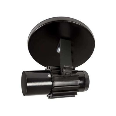 Spot Aletado 1 Lâmpada Preto Opl 12x12x10cm E27 40w - Suporte Para Lâmpada Altura 12cm