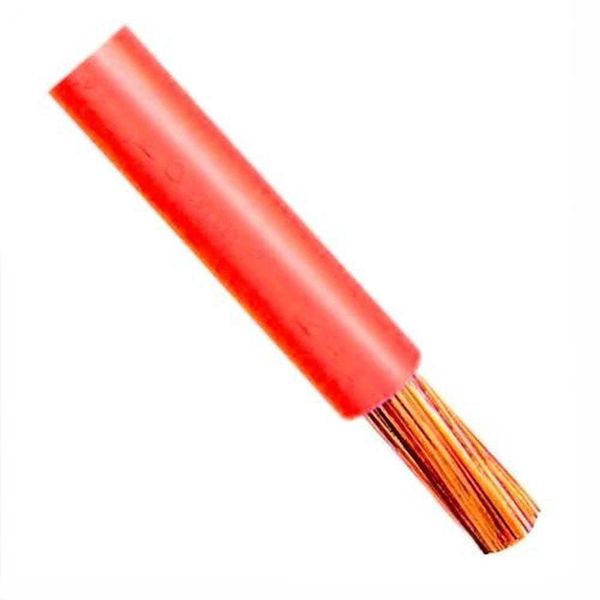 Fio Cabo Flexível 10mm Vermelho - Rolo 100 Metros