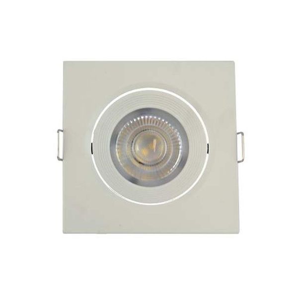 Spot Led Quadrado 5 Watts 6500k Bivolt Iluminação Direcionada - Uso Decorativo Comercial Residencial
