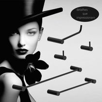 Kit Acessórios Para Banheiro Preto Fosco 5 Peças Grego Metal 2070or