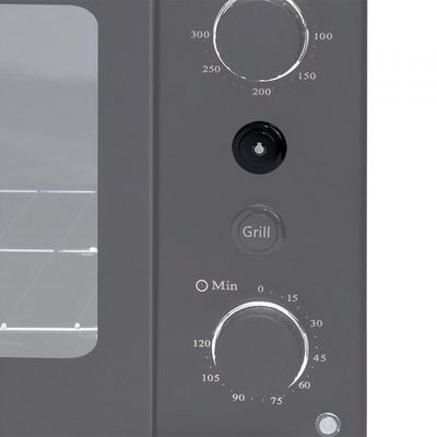 Interruptor Com Botão Da Lâmpada Para Fornos Preto Bivolt