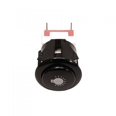 Interruptor Com Botão Da Lâmpada Para Fornos Preto Bivolt