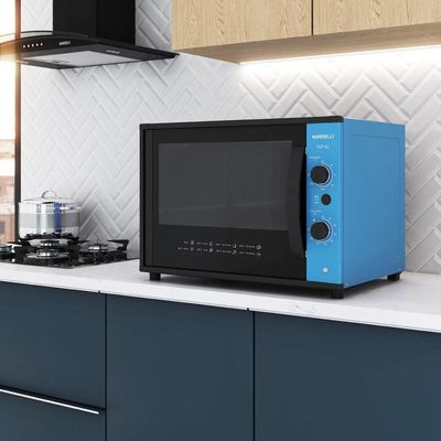 Forno Nardelli Elétrico Bancada Top 60 Azul 60 Litros Azul 220V