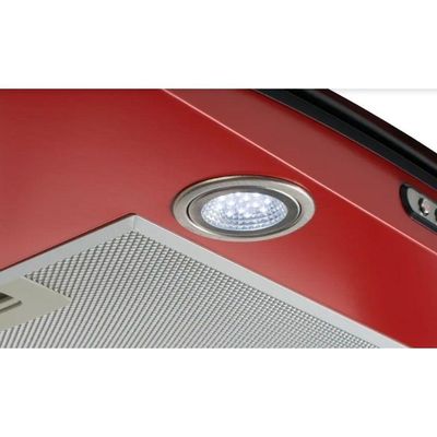Coifa De Parede 75cm Vidro Curvo Slim Nardelli Red 220V