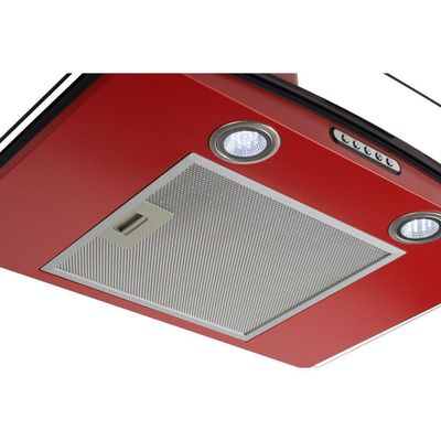 Coifa De Parede 75cm Vidro Curvo Slim Nardelli Red 220V