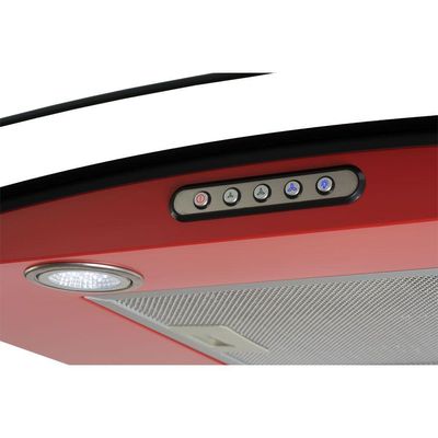 Coifa De Parede 75cm Vidro Curvo Slim Nardelli Red 220V