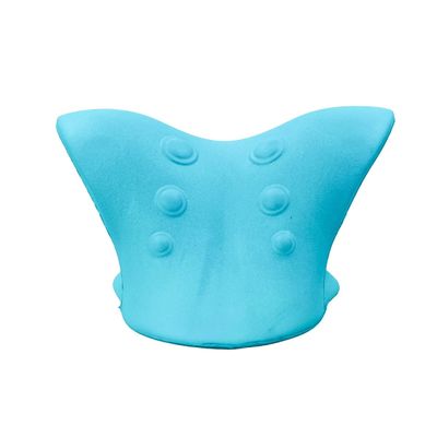 Apoio De Pescoço Almofada Maca Ortopedico Ombro Relaxador Dor Cores:Azul