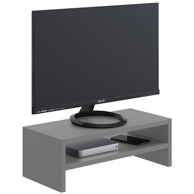 Suporte Para Monitor Stand Home Office Lap L03 Cinza - Lyam Decor