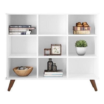 Nicho Organizador Multifuncional Pés Retrô Cube Q01 Branco