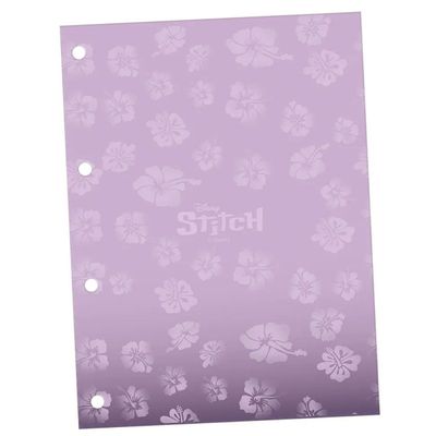 CADERNO ARGOLADO UNIVERSITÁRIO STITCH PVC CRISTAL 5318 - DAC