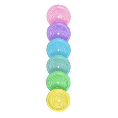 DISCOS E ELASTICO M 23MM COLORIDO CADERNO INTELIGENTE