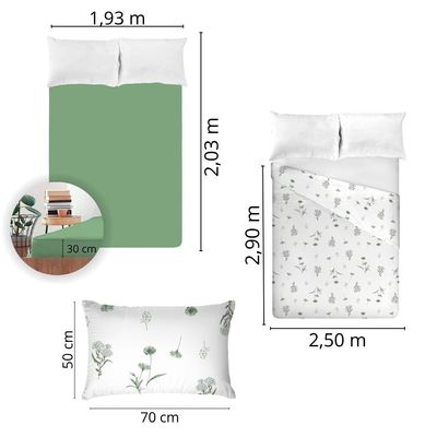Jogo de Cama 100% algodão King Size 150 Fios Fiori