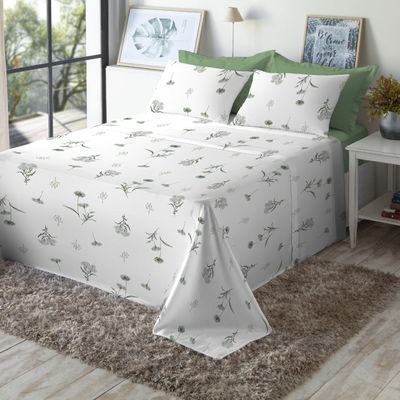 Jogo de Cama 100% algodão King Size 150 Fios Fiori