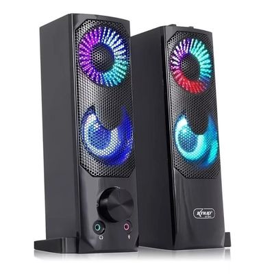 Caixa De Som Para Computador 2x1 - Barra ou Par Potência 12w Rms Kp-6040