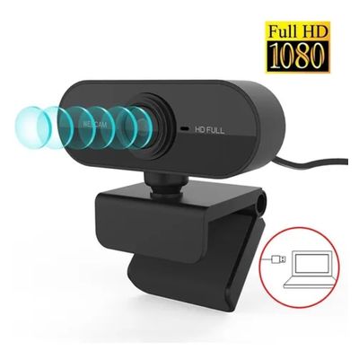 Full Hd 1080p Webcam Usb Mini Câmera De Visão 360º Microfone