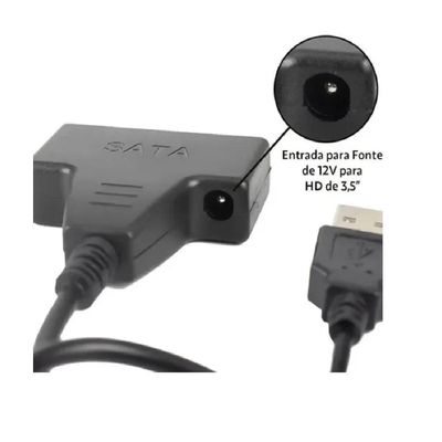 Conversor Cabo para Copiar HD Adaptador Ssd Hd Sata Notebook 2,5 Para Usb 3.0 cabohssd
