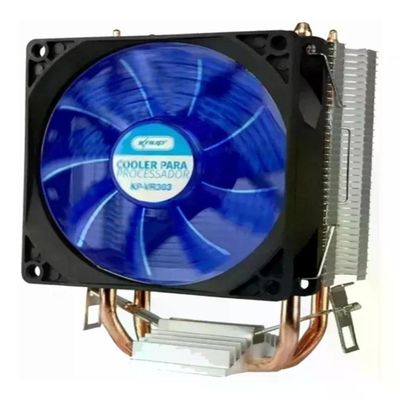 Cooler Para Processador Intel E Amd Com Led Azul Kp-Vr303