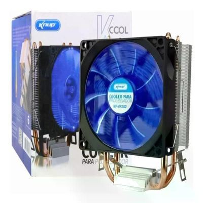 Cooler Para Processador Intel E Amd Com Led Azul Kp-Vr303