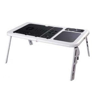 Mesa Para Notebook Com 2 Coolers Portátil Dobrável até 15,4 Polegadas