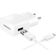Carregador Samsung Galaxy J1 J2 J3 J5 J7 Prime J7 Pro com Cabo V8 Branco
