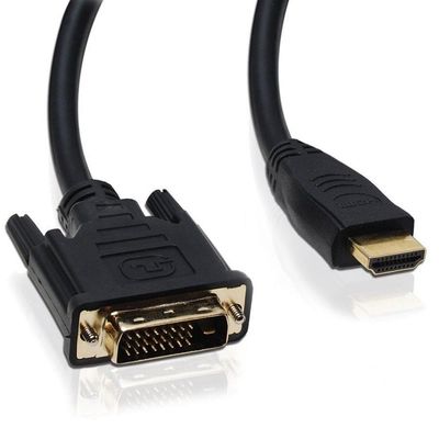 Cabo Hdmi 1.4 Macho X Dvi 24 1 Macho Com Filtro 1,80 Metros