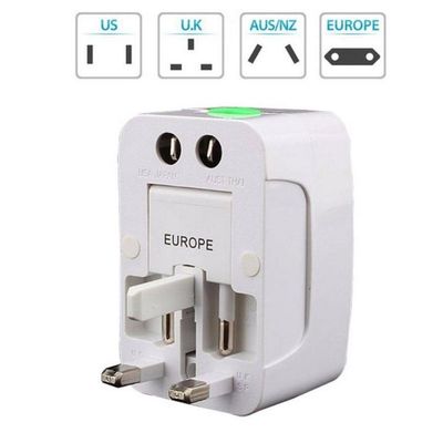 Adaptador Universal Tomada Padrão Internacional Eua Europa Brasil