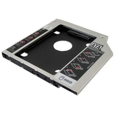 Adaptador Caddy CD/DVD Notebook Para Segundo HD ou SSD 9.5mm