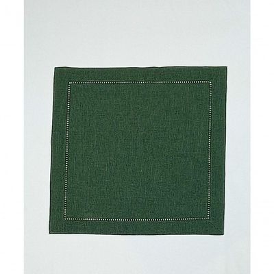 Guardanapo De Linho Natal Verde 45X45 Cm