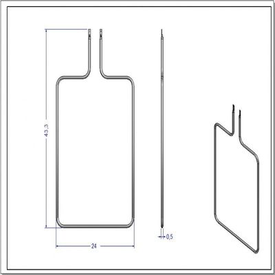 Resistência Superior Para Forno De Bancada 60 Litros 110V Verde 110V