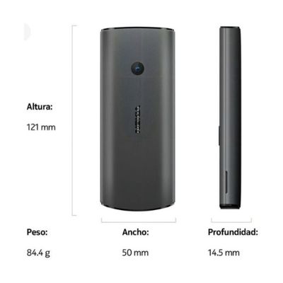 Celular Para Idosos Nokia 110 4G 128mb 48mb RAM Preto