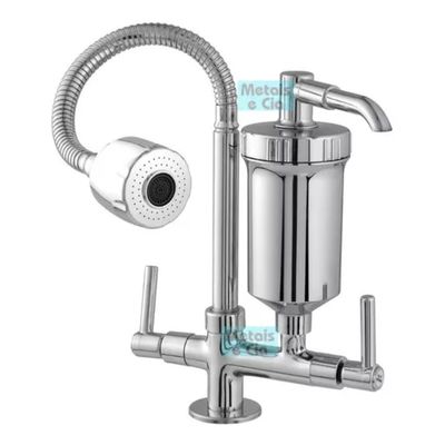 Torneira Metal Com Filtro Cozinha Gourmet Pia Mesa Bancada
