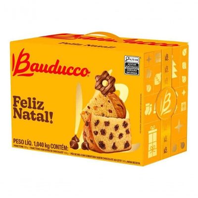 Kit 2 Cestas De Natal Bauducco Pp - 3 Itens