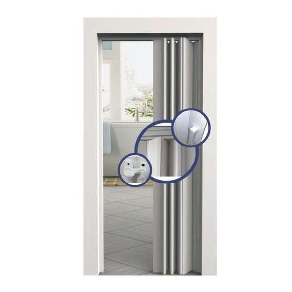 Porta Sanfonada Bege 80cm Vitesse - Divisória De Ambientes Com Design Perfeito