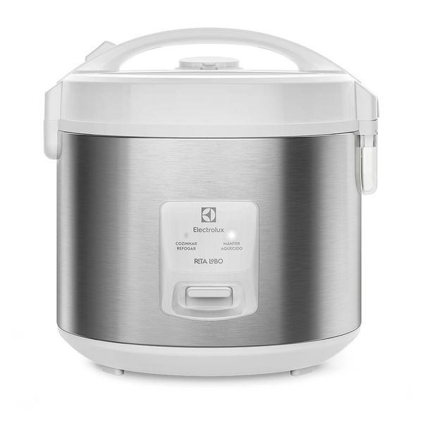 Panela de Arroz Elétrica Electrolux por Rita Lobo 3,5L Branca Efficient Visor Glass (ERC31) 220V