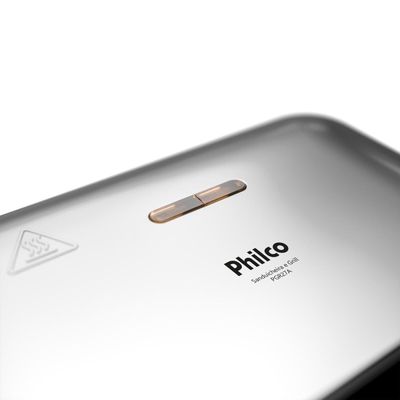Sanduicheira e Grill Philco Inox 2 em 1 PGR27A 750W 127V