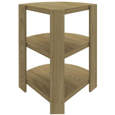 Estante Multiuso com 03 Prateleiras Wind A02 72x49 Olmo - Lyam Decor