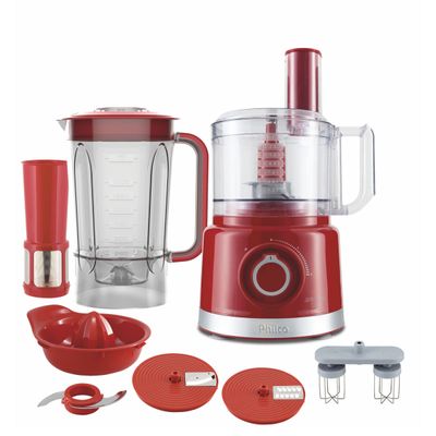 Multiprocessador Philco PMP1550V Pro Turbo 6 em 1 900W  Vermelho 220V