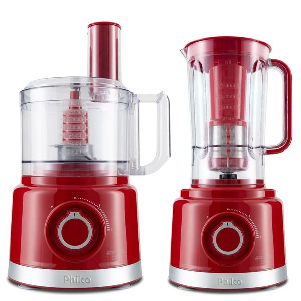 Multiprocessador Philco PMP1550V Pro Turbo 6 em 1 900W Vermelho 220V