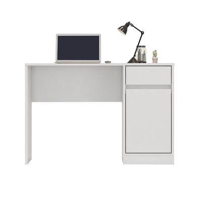 Escrivaninha 1 Porta 1 Gaveta Office Morada - Branco